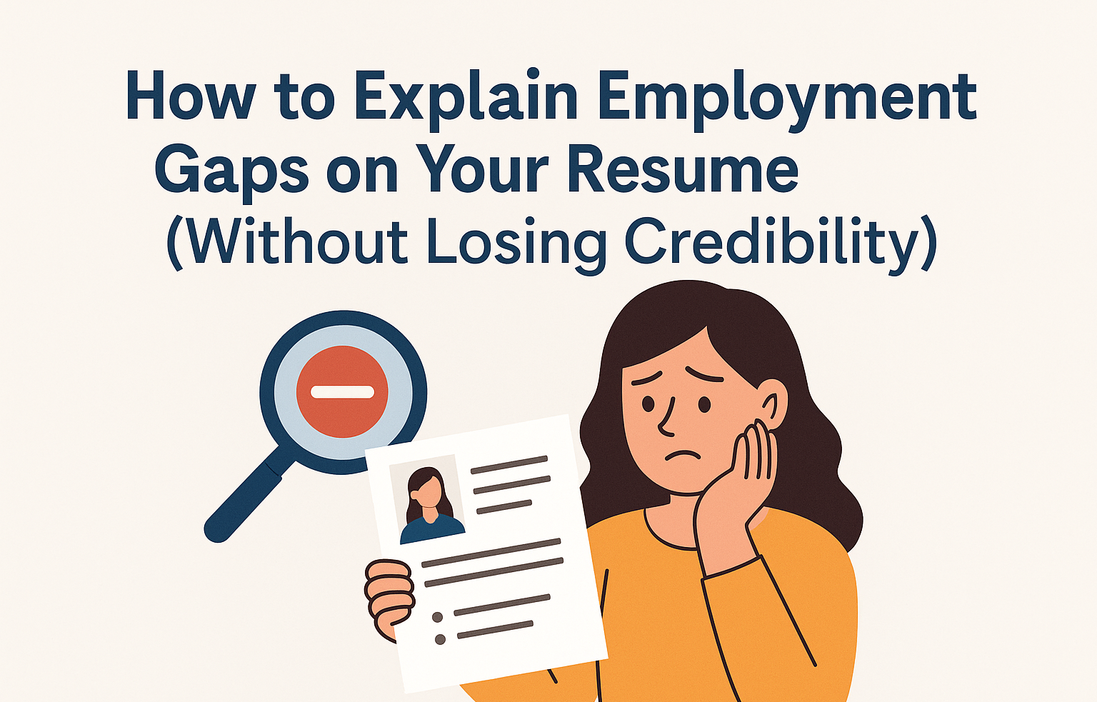 How to Explain Employment Gaps on Your Resume (Without Losing Credibility)