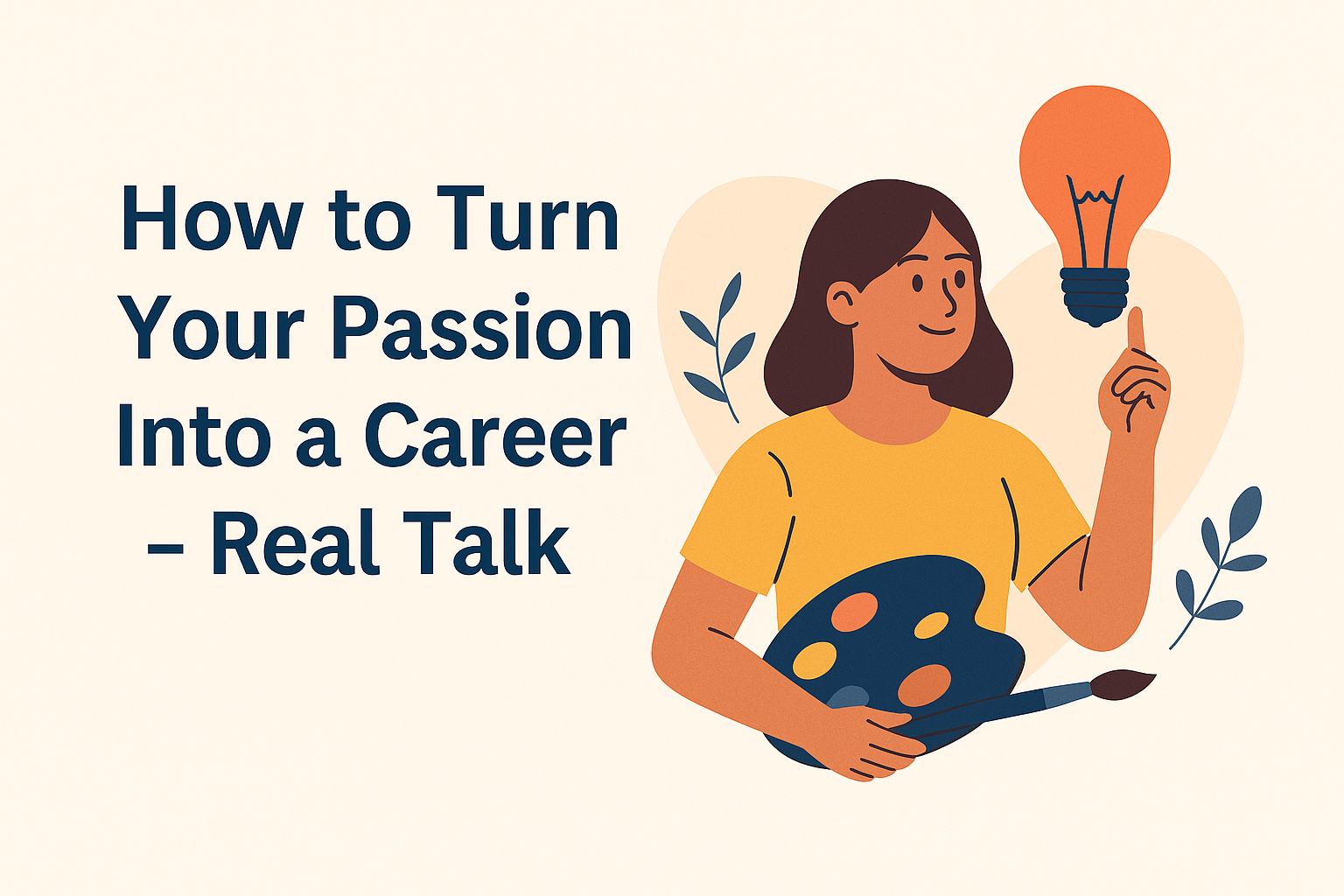 How to Turn Your Passion Into a Career – Real Talk