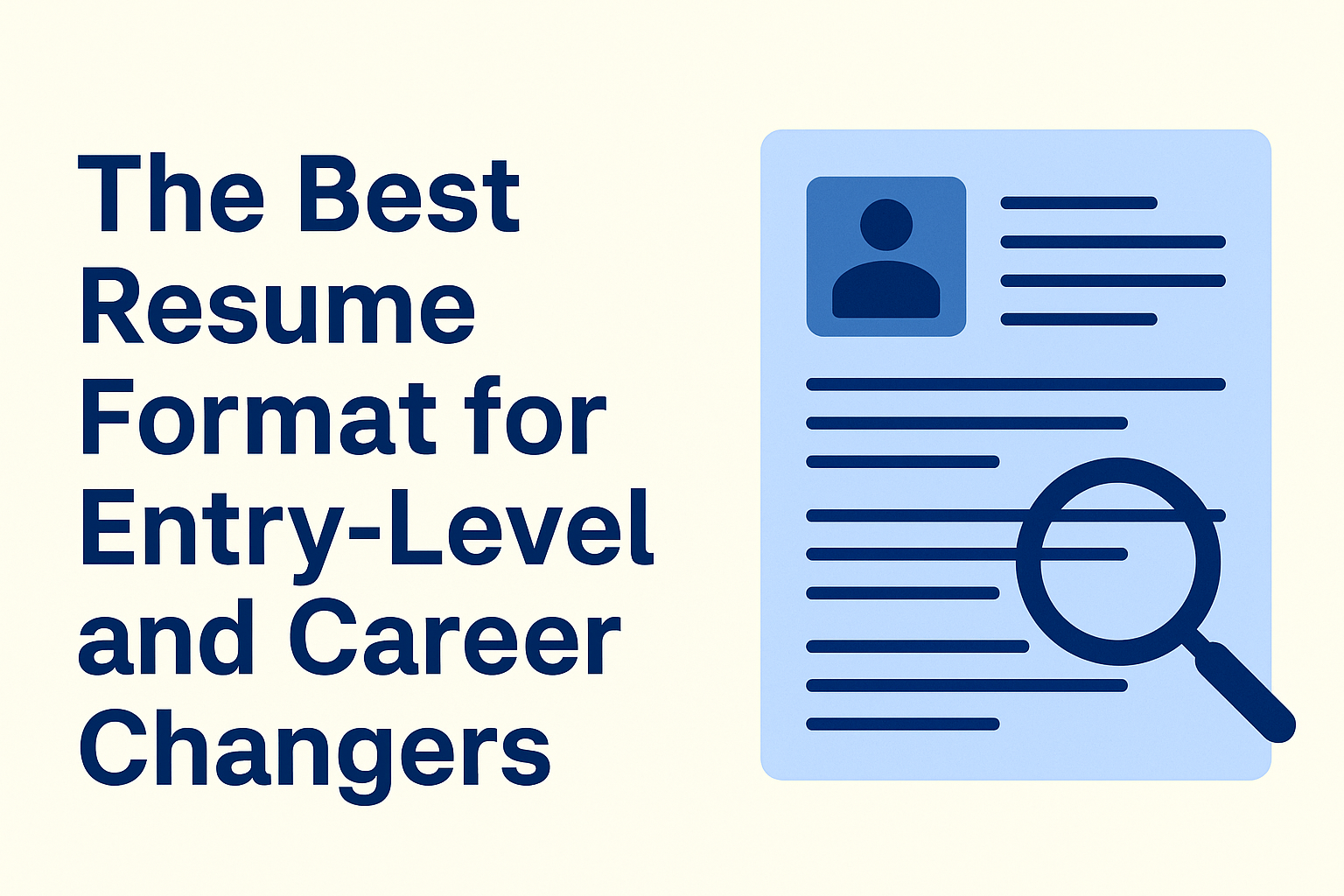The Best Resume Format for Entry-Level and Career Changers