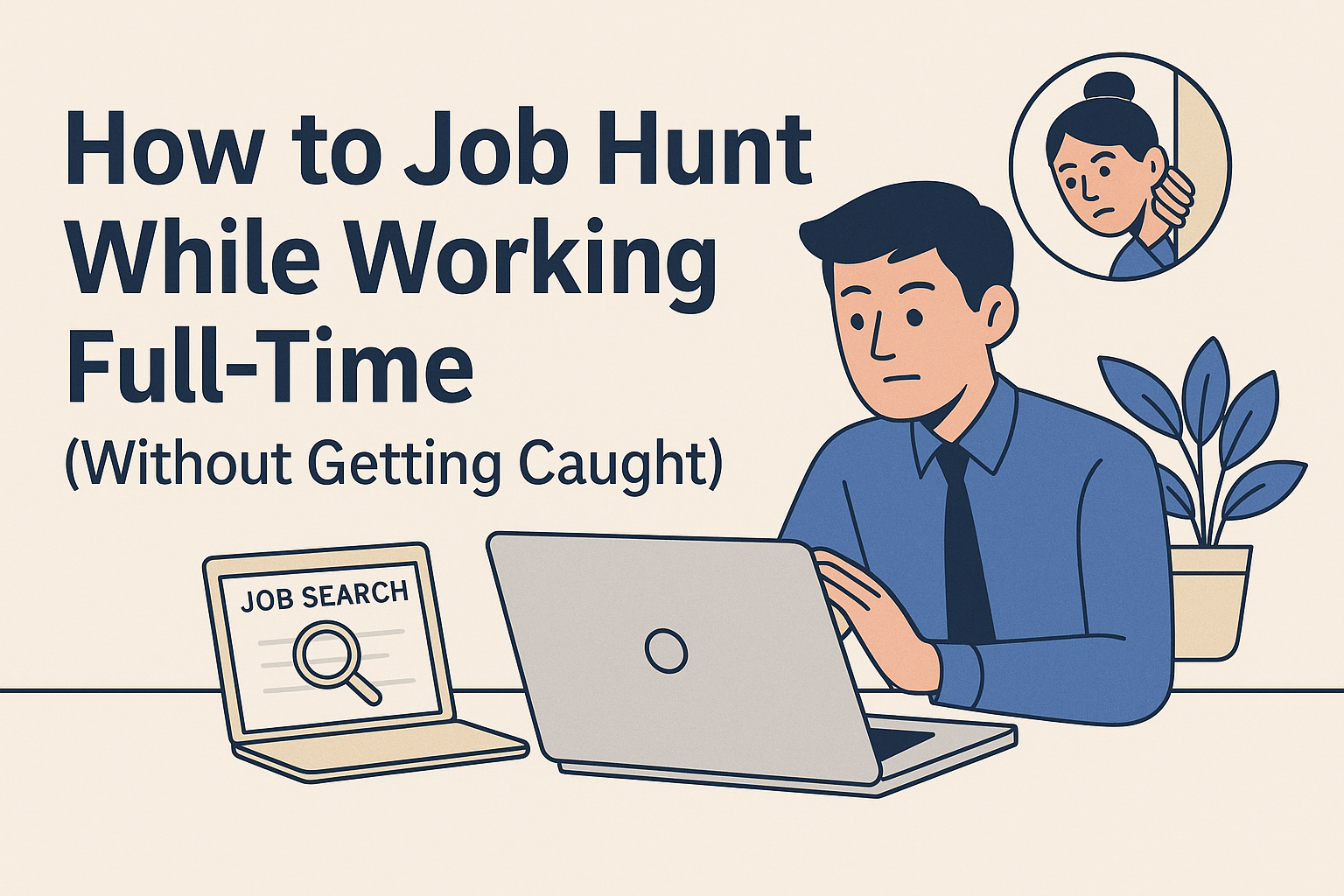 How to Job Hunt While Working Full-Time (Without Getting Caught)